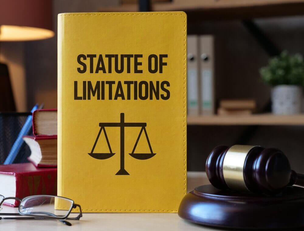 Statute of Limitations book in yellow